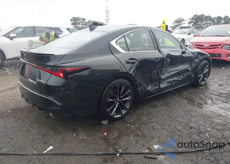 2021 Lexus Is 350 F Sport из США, поврежденный, VIN JTHGZ1B26M5044343